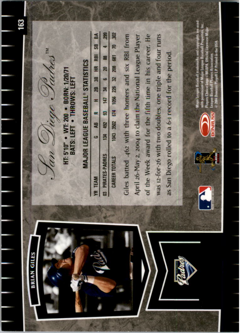 2004 Leaf Certified Cuts Baseball "Main Set" Base Cards #1 to #293 - Picture 211 of 272