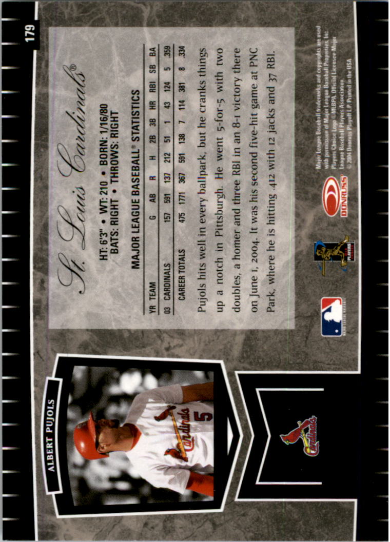 2004 Leaf Certified Cuts Baseball "Main Set" Base Cards #1 to #293 - Picture 231 of 272