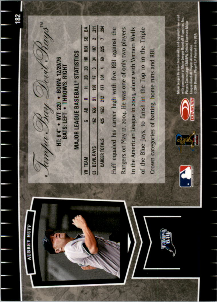 2004 Leaf Certified Cuts Baseball "Main Set" Base Cards #1 to #293 - Picture 235 of 272