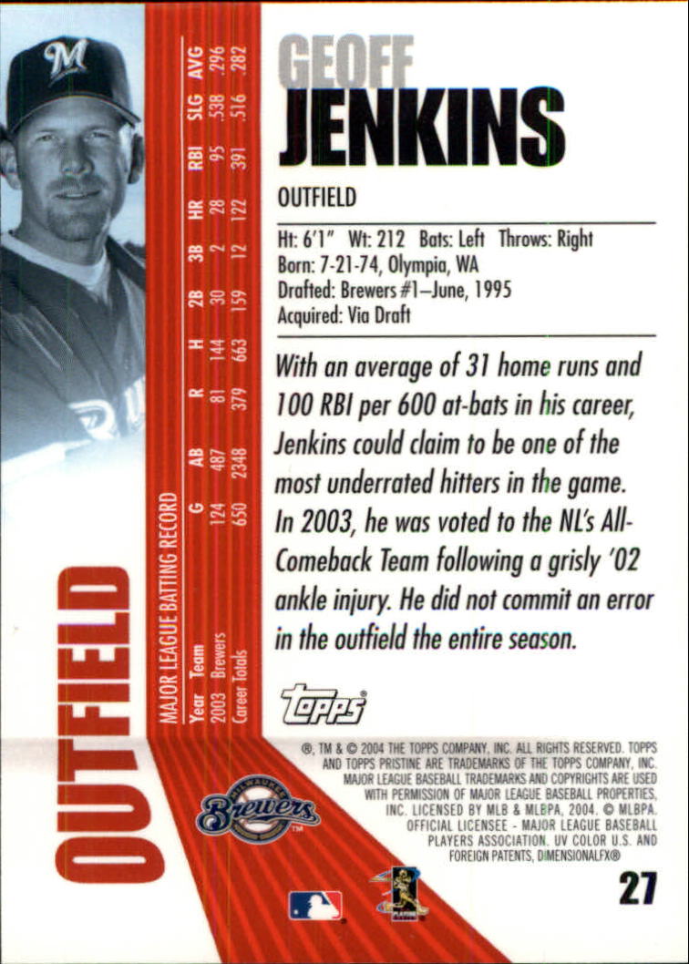 2004 Topps Pristine Baseball - Picture 25 of 155