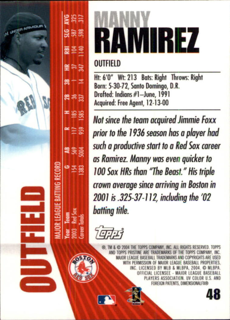 2004 Topps Pristine Baseball - Picture 41 of 155