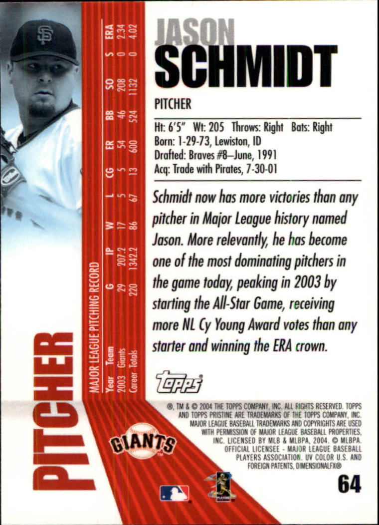 2004 Topps Pristine Baseball - Picture 59 of 155
