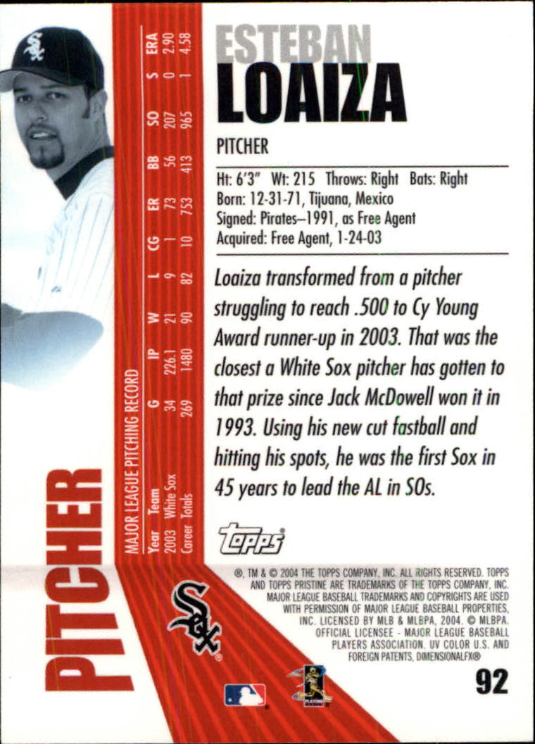 2004 Topps Pristine Baseball - Picture 91 of 155
