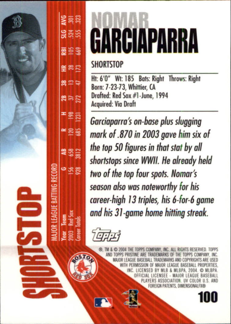 2004 Topps Pristine Baseball - Picture 99 of 155