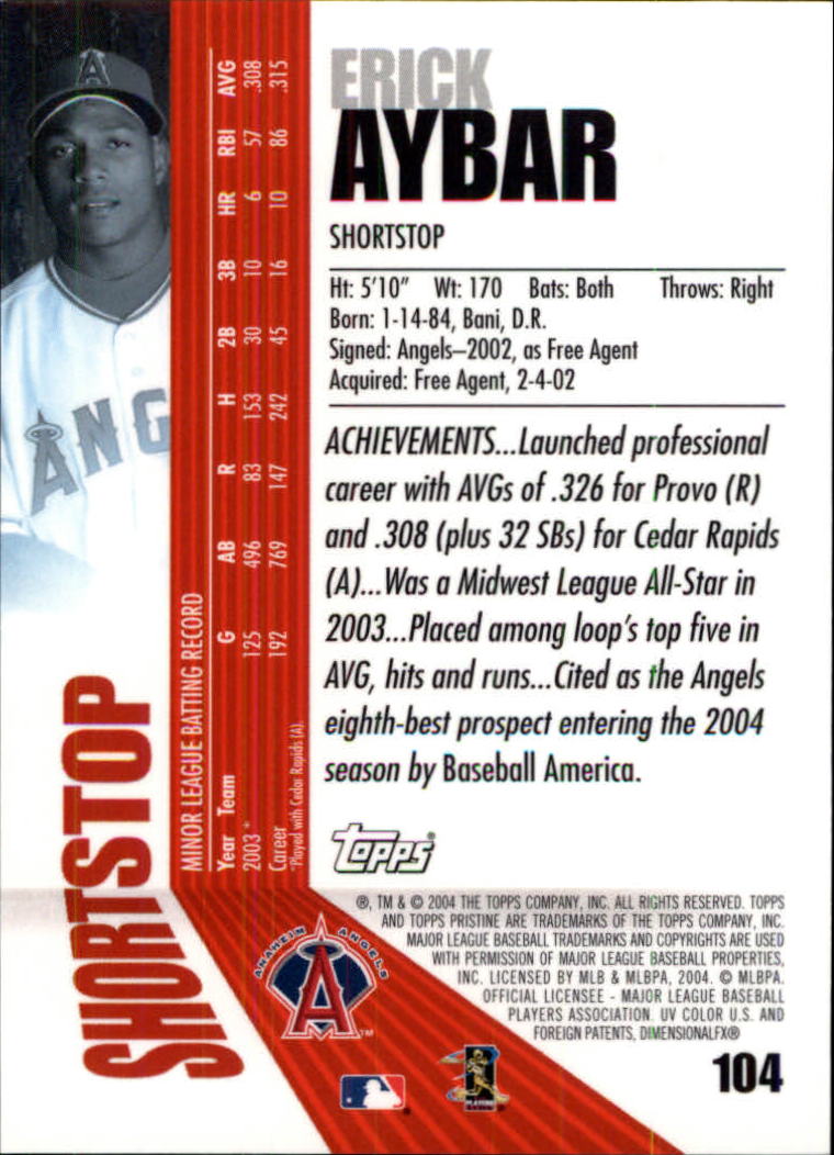 2004 Topps Pristine Baseball - Picture 101 of 155