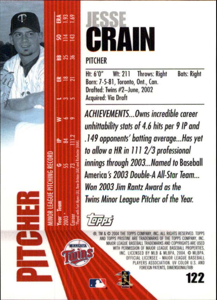 2004 Topps Pristine Baseball - Picture 111 of 155