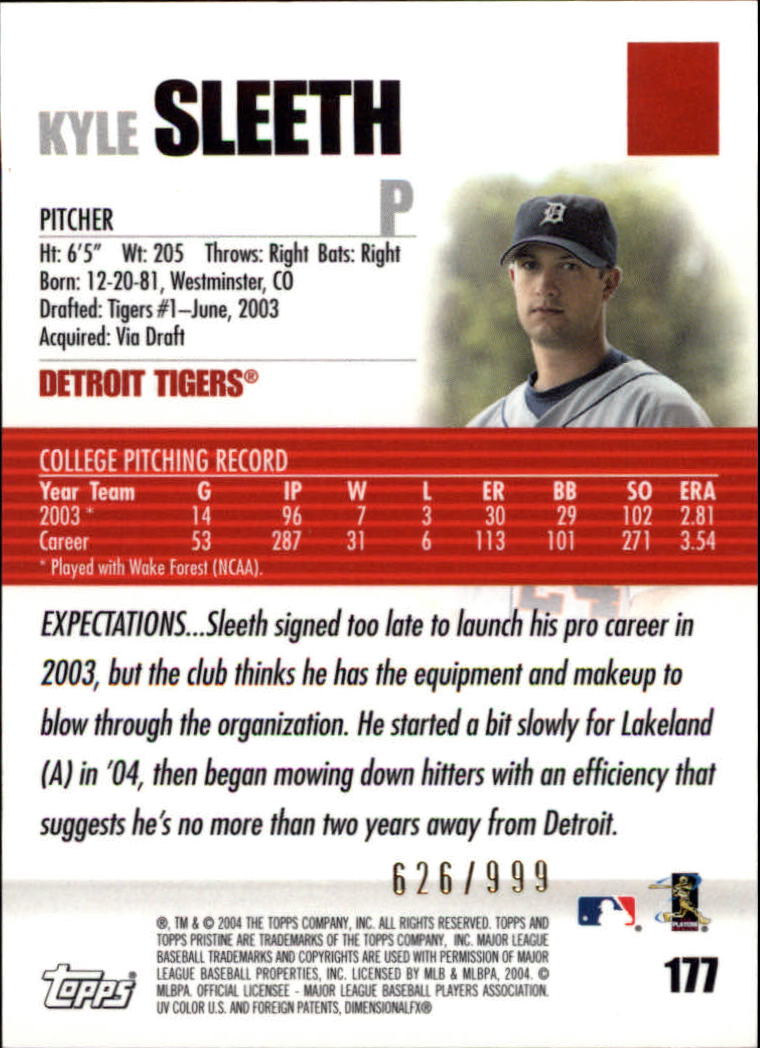 2004 Topps Pristine Baseball - Picture 125 of 155
