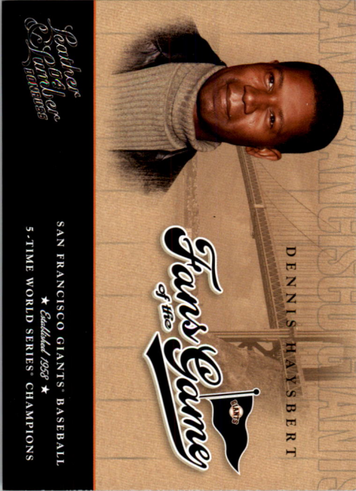 2004 Leather and Lumber Baseball "Naturals and Fans of the Game" Insert Cards - Picture 24 of 29