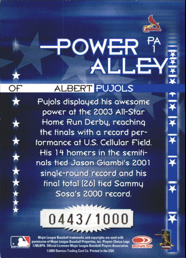 2004 Donruss Baseball "Insert and Insert Parallel" Cards - Picture 61 of 93