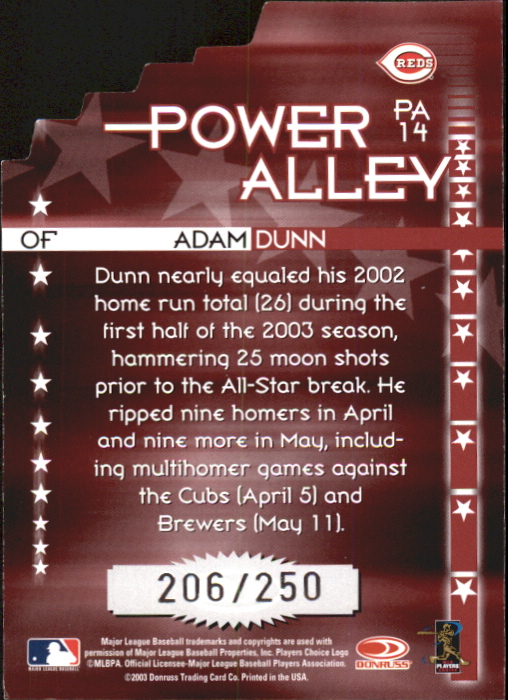 2004 Donruss Baseball "Insert and Insert Parallel" Cards - Picture 83 of 93