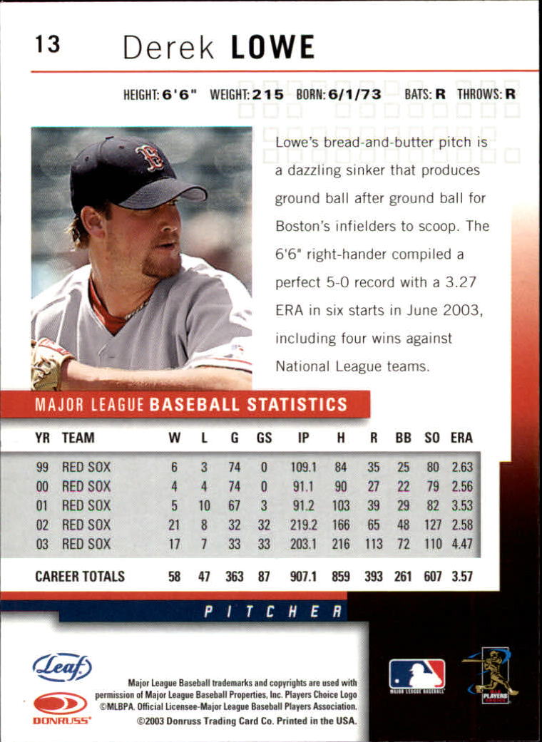 2004 Leaf Baseball (Pick Card From List) C134 - Picture 7 of 107