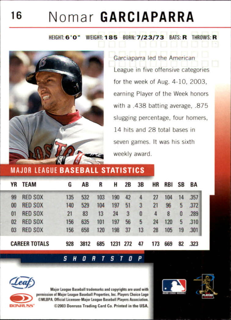 2004 Leaf Baseball (Pick Card From List) C134 - Picture 11 of 107