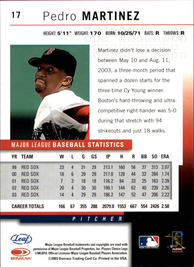 2004 Leaf Baseball (Pick Card From List) C134 - Picture 13 of 107