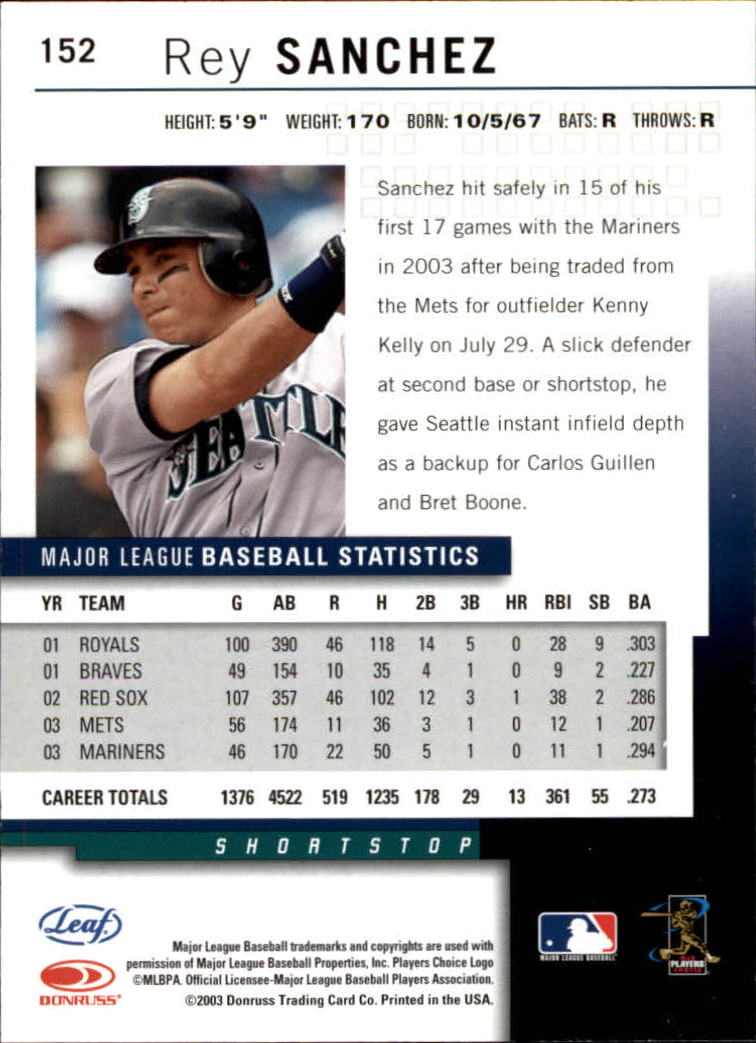 2004 Leaf Baseball (Pick Card From List) C134 - Picture 75 of 107