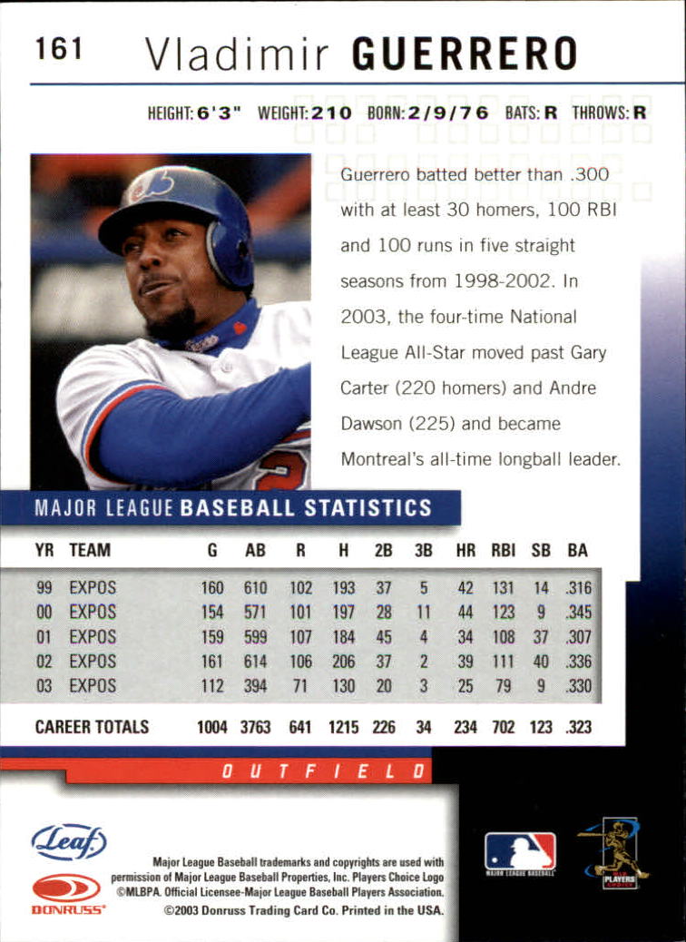 2004 Leaf Baseball "Main Set" Cards #151 to #301 - Picture 23 of 297