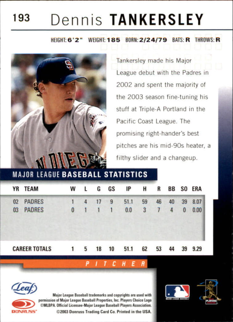 2004 Leaf Baseball "Main Set" Cards #151 to #301 - Picture 87 of 297