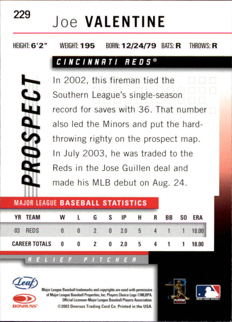 2004 Leaf Baseball (Pick Card From List) C134 - Picture 93 of 107