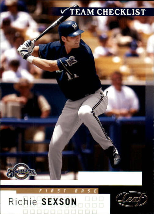2004 Leaf Baseball "Main Set" Cards #151 to #301 - Picture 282 of 297