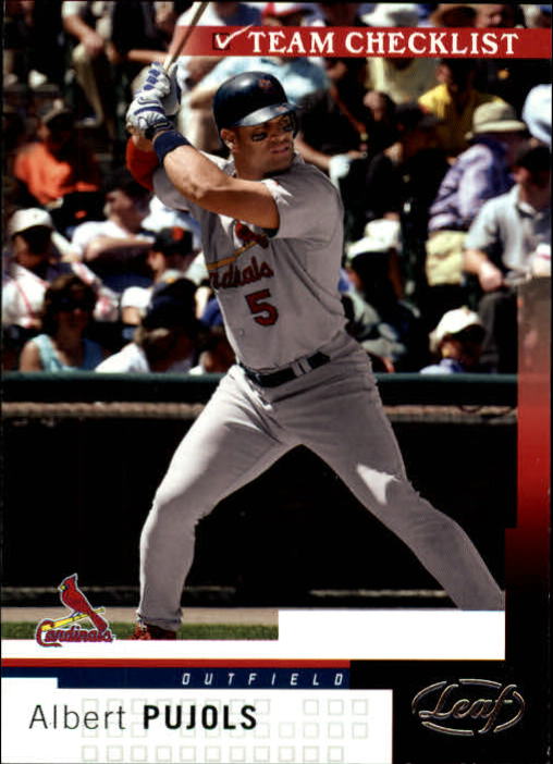 2004 Leaf Baseball "Main Set" Cards #151 to #301 - Picture 292 of 297