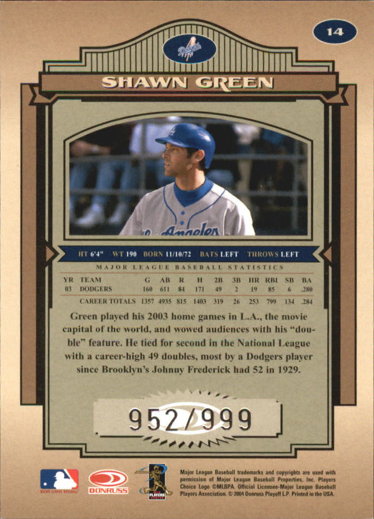 2004 Timeless Treasures Baseball Cards - Picture 9 of 72