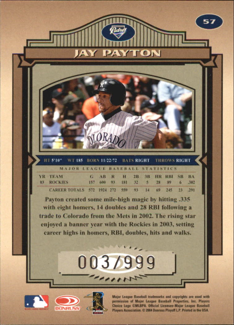 2004 Timeless Treasures Baseball Cards - Picture 44 of 72