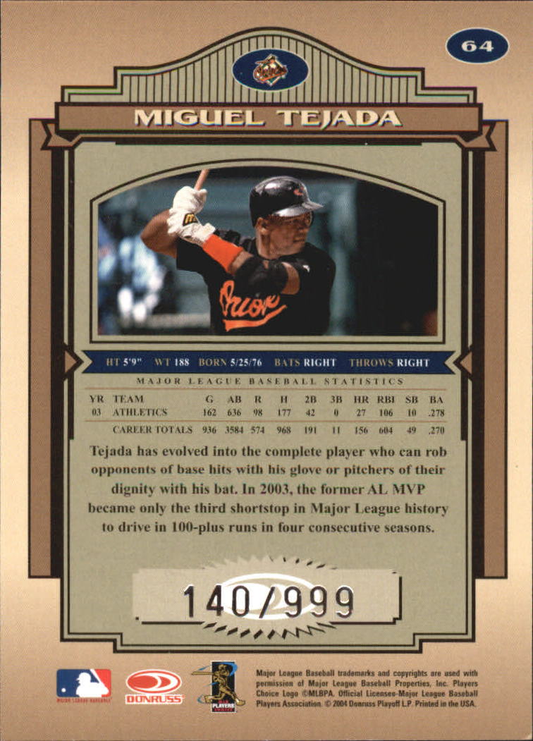 2004 Timeless Treasures Baseball Cards - Picture 46 of 72