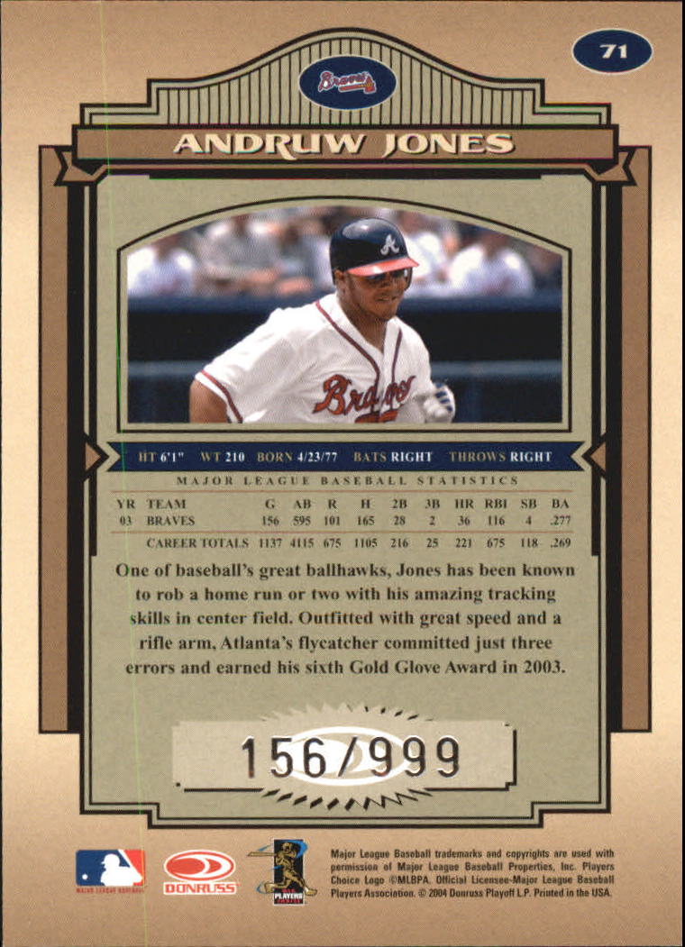 2004 Timeless Treasures Baseball Cards - Picture 52 of 72