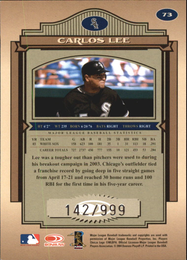 2004 Timeless Treasures Baseball Cards - Picture 54 of 72