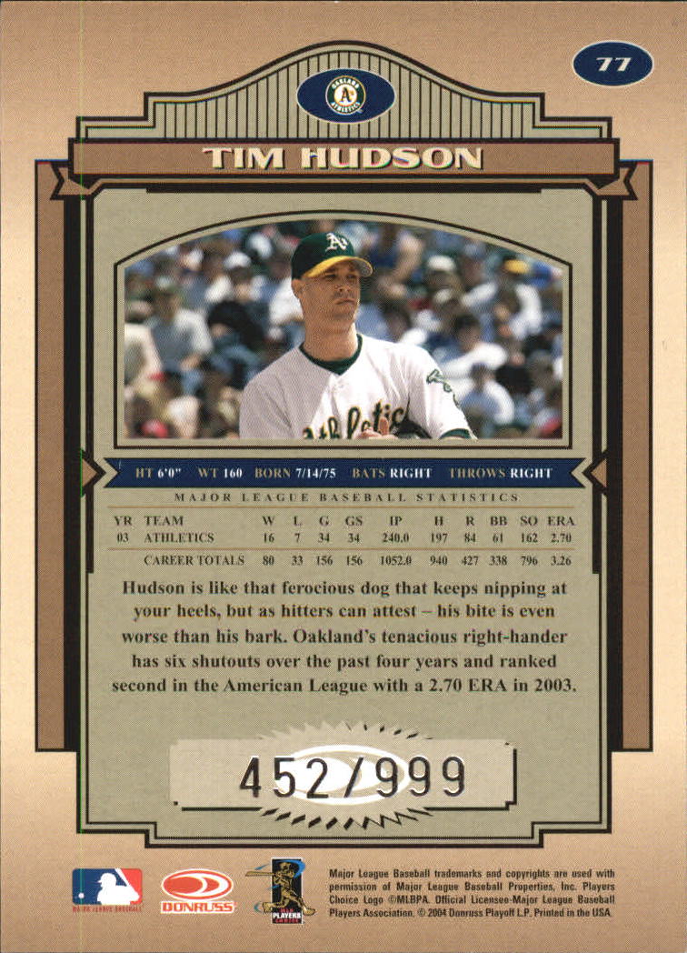 2004 Timeless Treasures Baseball Cards - Picture 58 of 72