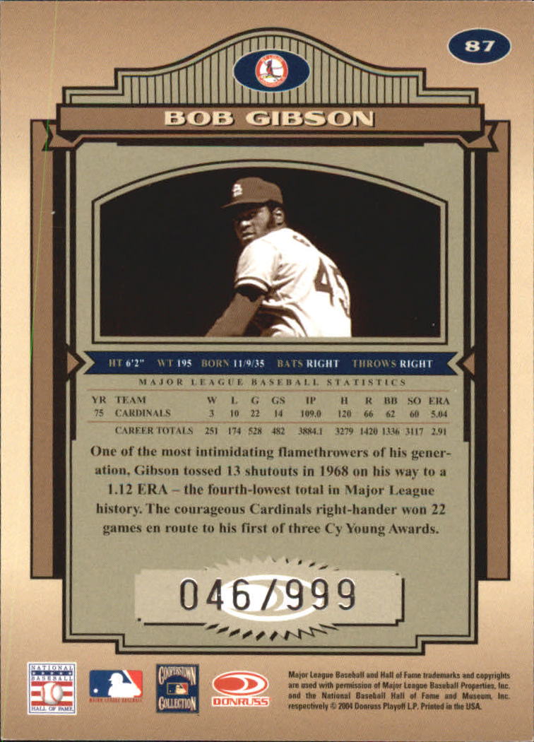 2004 Timeless Treasures Baseball Cards - Picture 64 of 72