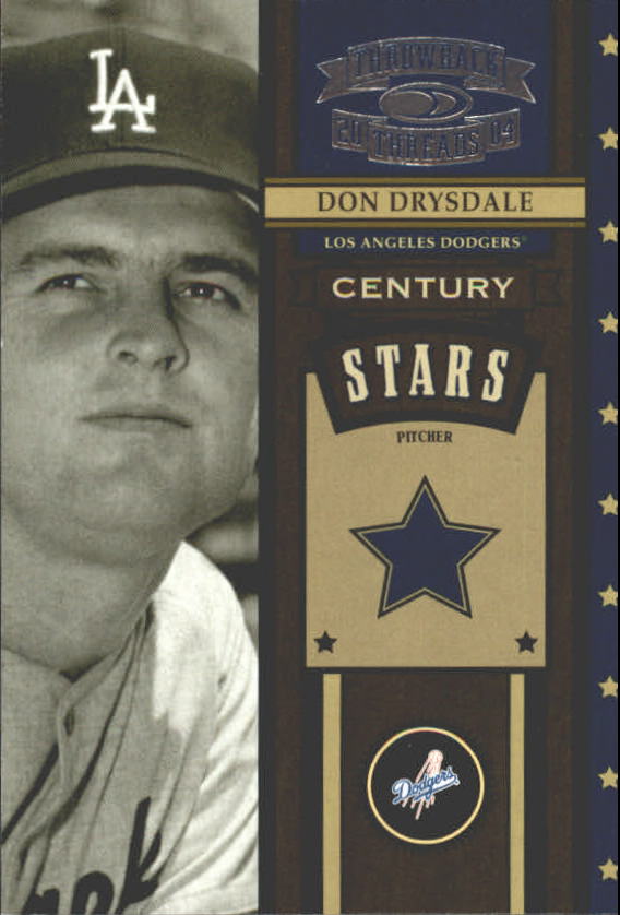 Tarjetas de inserción ""Century Stars"" de béisbol Throwback Threads 2004 - Imagen 8 de 33