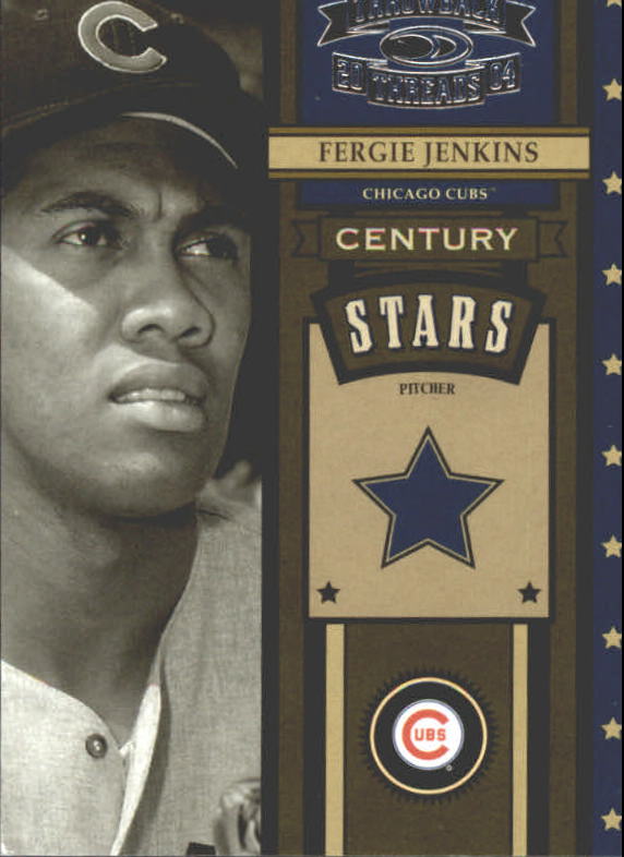 Tarjetas de inserción ""Century Stars"" de béisbol Throwback Threads 2004 - Imagen 10 de 33