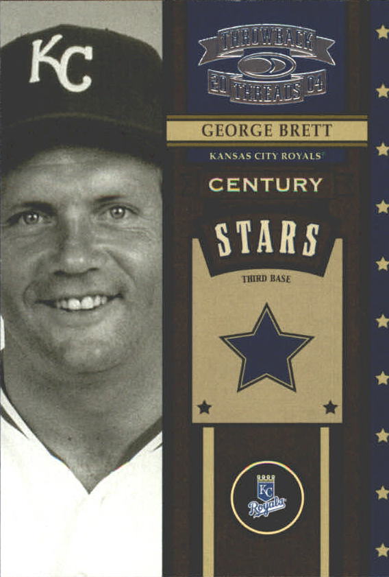 Tarjetas de inserción ""Century Stars"" de béisbol Throwback Threads 2004 - Imagen 12 de 33
