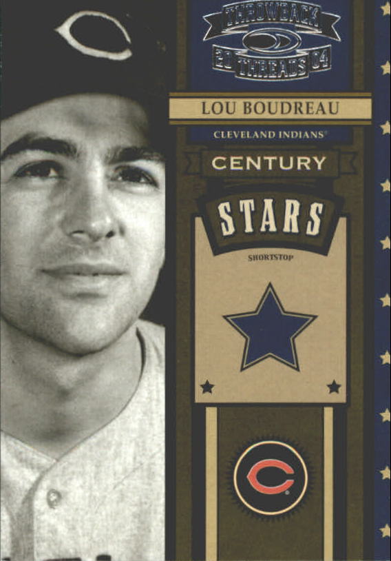 Tarjetas de inserción ""Century Stars"" de béisbol Throwback Threads 2004 - Imagen 20 de 33