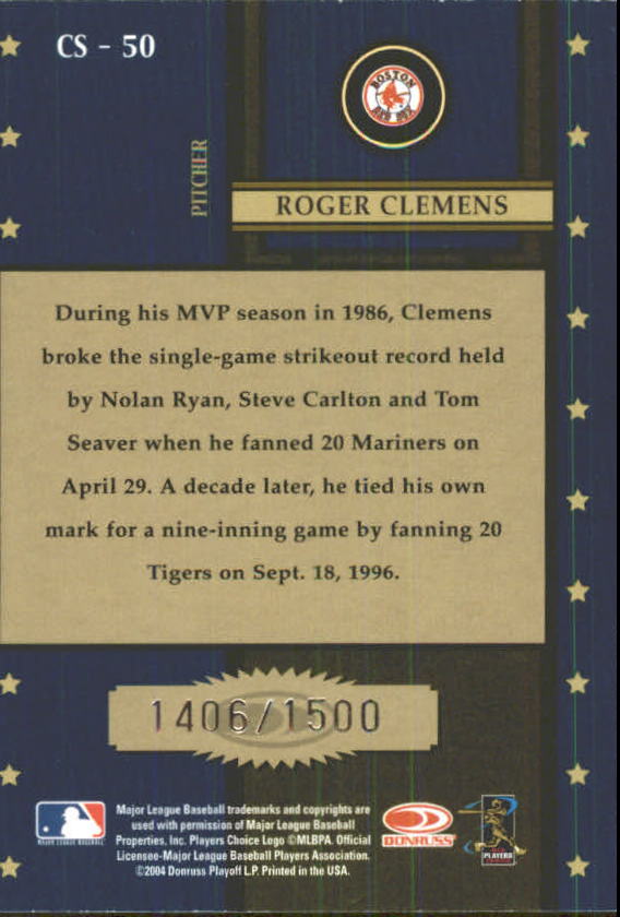 Tarjetas de inserción ""Century Stars"" de béisbol Throwback Threads 2004 - Imagen 29 de 33