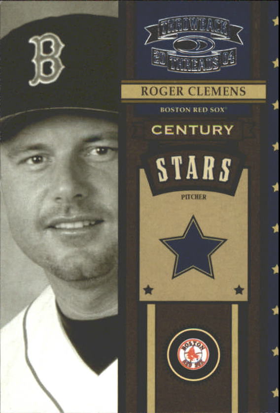 Tarjetas de inserción ""Century Stars"" de béisbol Throwback Threads 2004 - Imagen 28 de 33