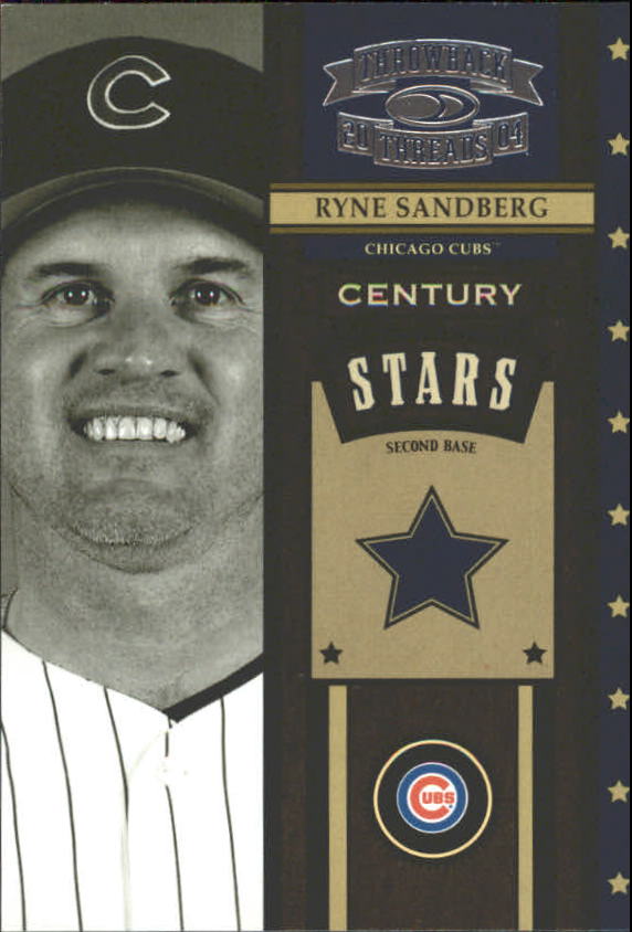 Tarjetas de inserción ""Century Stars"" de béisbol Throwback Threads 2004 - Imagen 30 de 33