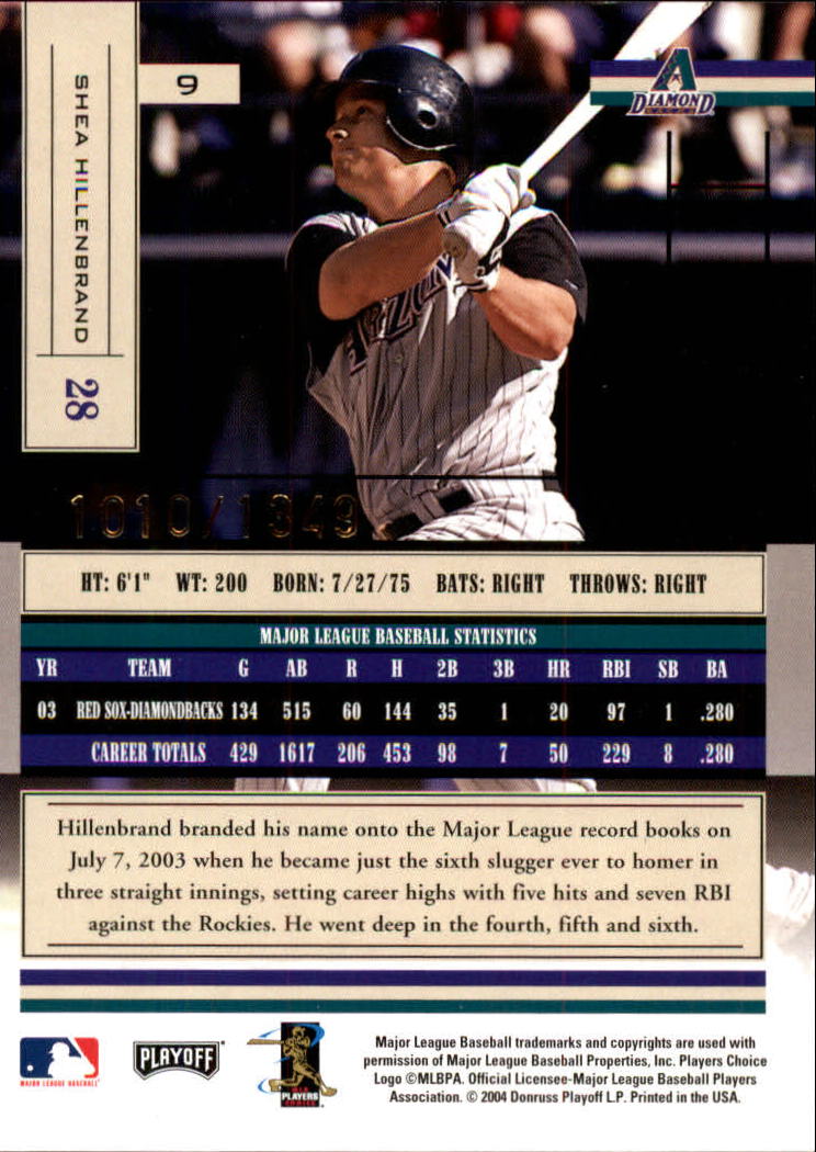 2004 Absolute Memorabilia Baseball "Main Set" Hobby Cards #1 to #250 - Picture 19 of 366