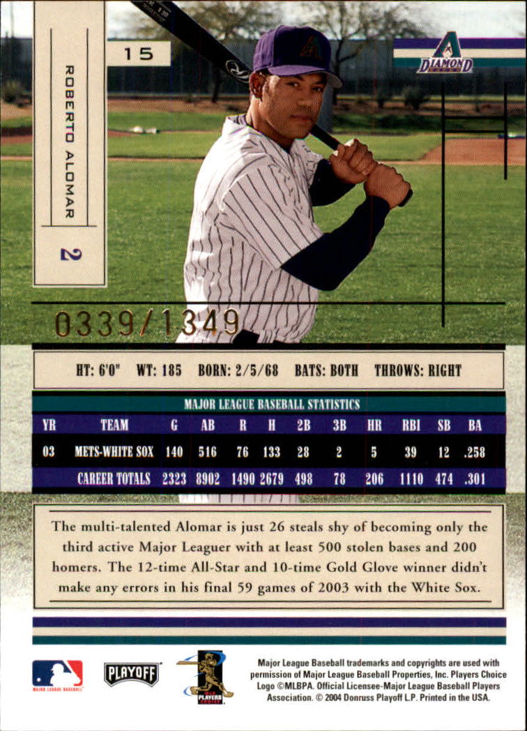 2004 Absolute Memorabilia Baseball "Main Set" Hobby Cards #1 to #250 - Picture 29 of 366