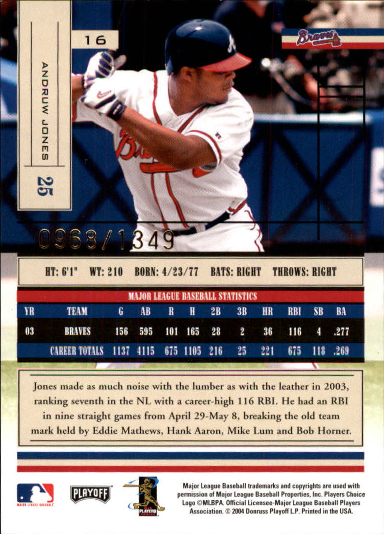 2004 Absolute Memorabilia Baseball "Main Set" Hobby Cards #1 to #250 - Picture 31 of 366