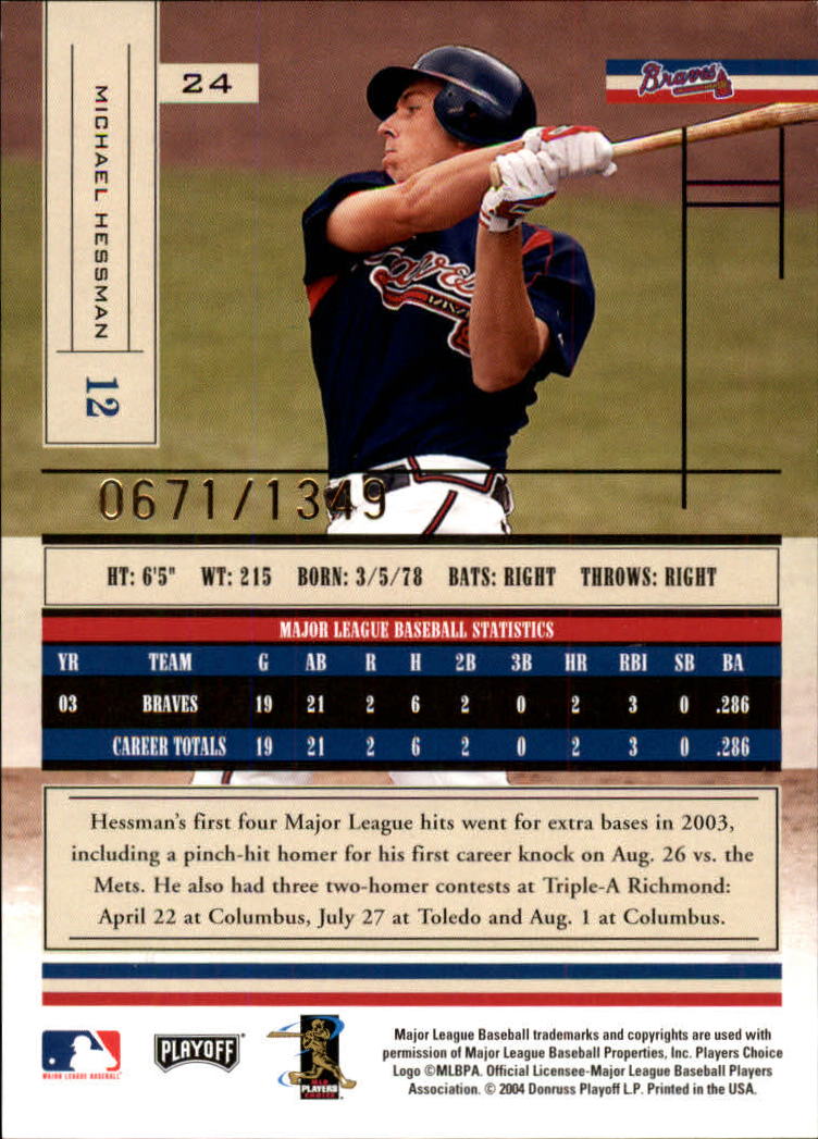 2004 Absolute Memorabilia Baseball "Main Set" Hobby Cards #1 to #250 - Picture 45 of 366
