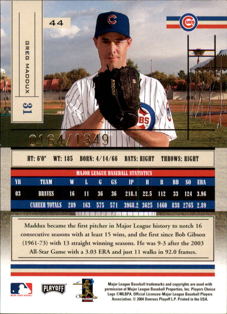 2004 Absolute Memorabilia Baseball "Main Set" Hobby Cards #1 to #250 - Picture 77 of 366