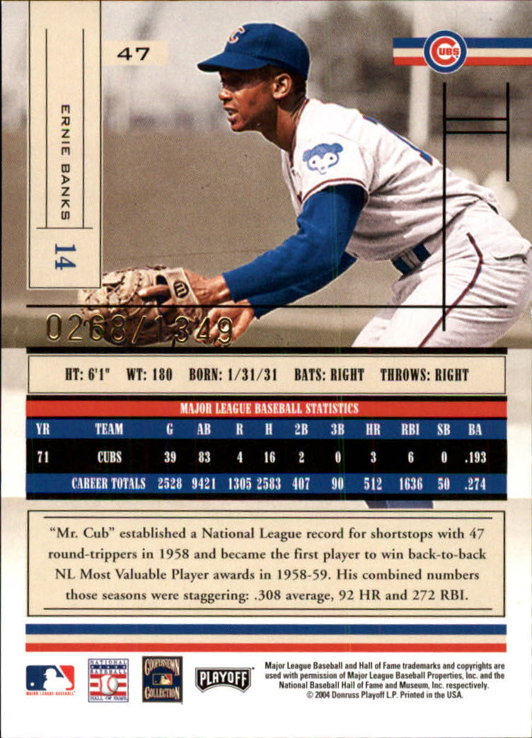 2004 Absolute Memorabilia Baseball "Main Set" Hobby Cards #1 to #250 - Picture 83 of 366