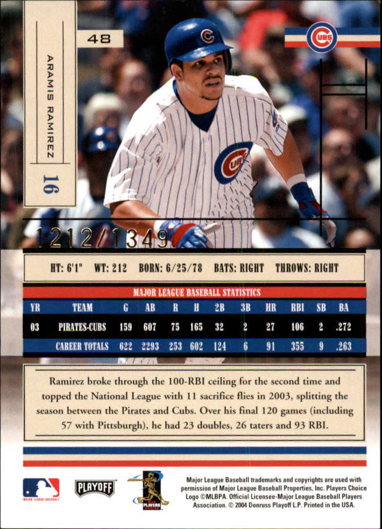 2004 Absolute Memorabilia Baseball "Main Set" Hobby Cards #1 to #250 - Picture 85 of 366