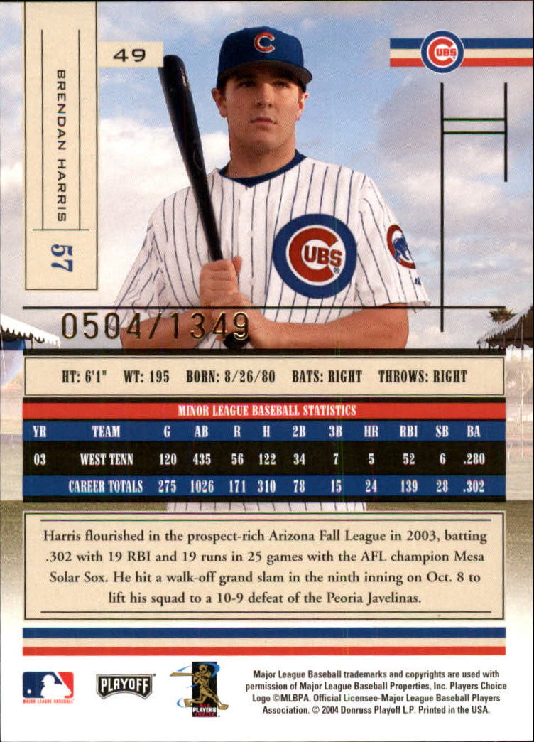 2004 Absolute Memorabilia Baseball "Main Set" Hobby Cards #1 to #250 - Picture 87 of 366
