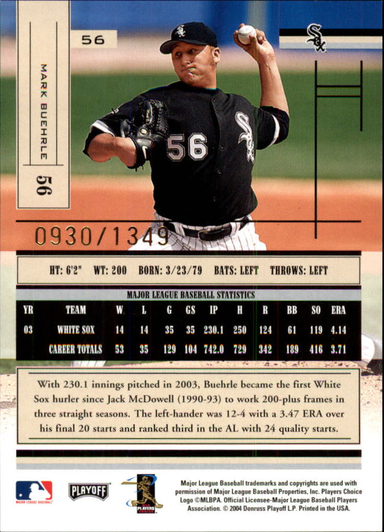 2004 Absolute Memorabilia Baseball "Main Set" Hobby Cards #1 to #250 - Picture 97 of 366