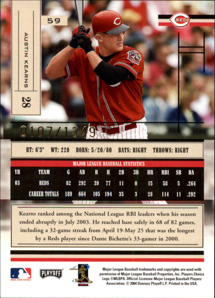 2004 Absolute Memorabilia Baseball "Main Set" Hobby Cards #1 to #250 - Picture 101 of 366