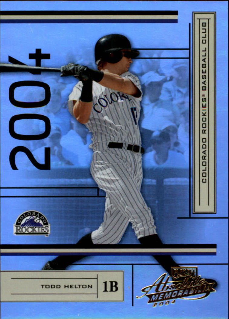 2004 Absolute Memorabilia Baseball "Main Set" Hobby Cards #1 to #250 - Picture 110 of 366