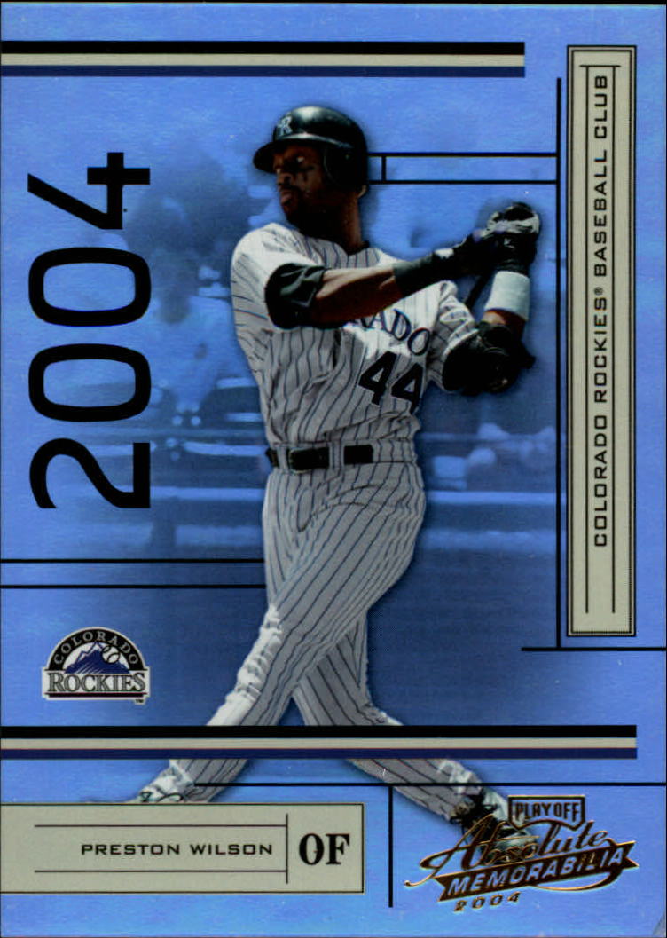 2004 Absolute Memorabilia Baseball "Main Set" Hobby Cards #1 to #250 - Picture 112 of 366