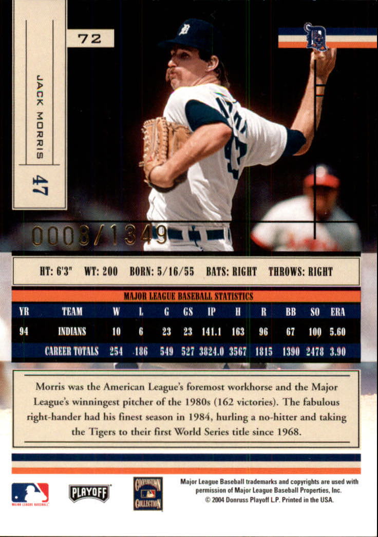 2004 Absolute Memorabilia Baseball "Main Set" Hobby Cards #1 to #250 - Picture 121 of 366